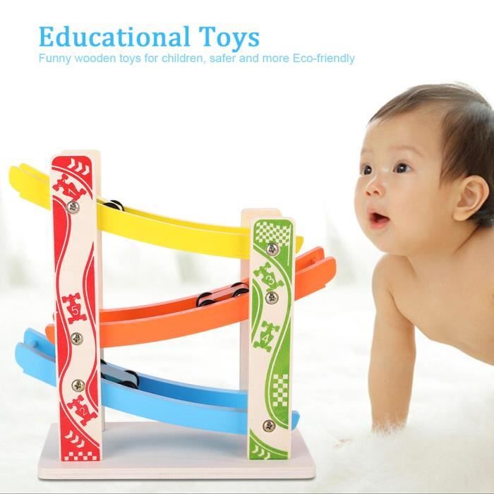 Ensemble de jeu de course sur rampe pour enfants, mini voitures et pistes, cadeaux pour l