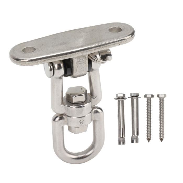 BeneLabel Crochet de BalançOire, Attache Kit Suspension Crochet Plafond pour Hamac Pivotant 360, Support Montage Poutre Murale pour Sac Frappe/Corde
