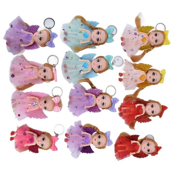 Porte-clés En Peluche En Forme D'Étoile - Poupée Douce Et Mignonne Avec Grands Yeux - Cadeau Affectueux Ou Breloque Pour Sac