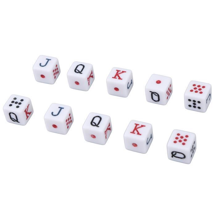 Jowxsx Lot De 10 Dés En Plastique Noir Dodécaèdre 22 Mm - Dés Multi-faces Pour Jeux De Rôle