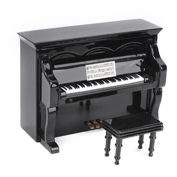 Boîte à musique DUOKON - Polygone Transparent Doré - Mélodie - Cadeau d