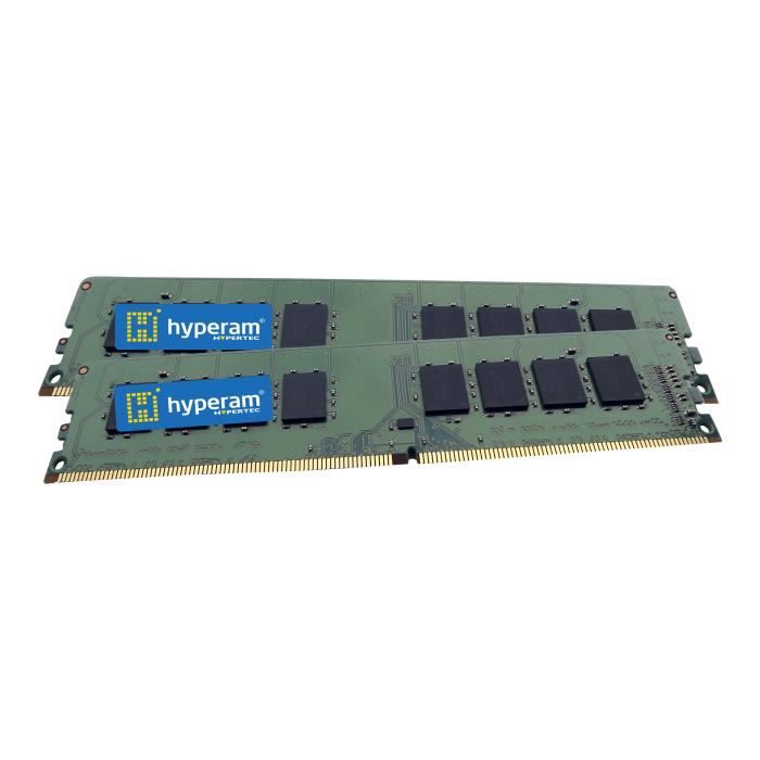 Achat Memoire PC Hyperam DDR4 16 Go: 2 x 8 Go DIMM 288 broches 2133 MHz - PC4-17000 CL15 1.2 V mémoire sans tampon non ECC pas cher