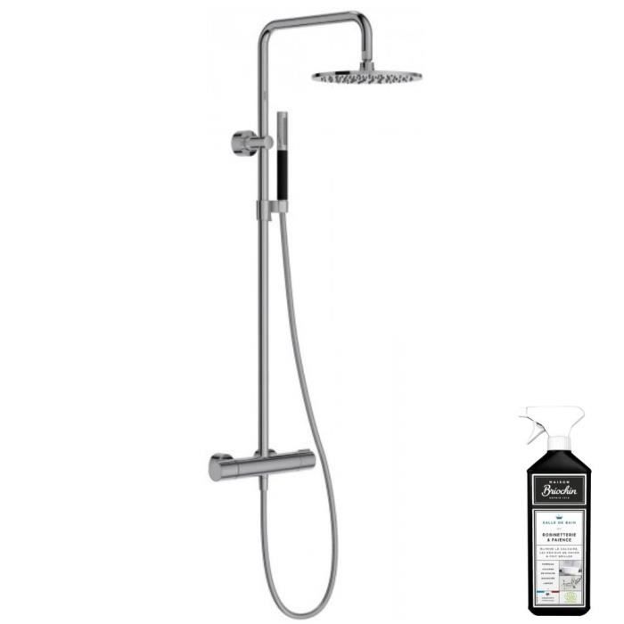 Colonne de douche thermostatique JACOB DELAFON Toobi 2 jets + nettoyant