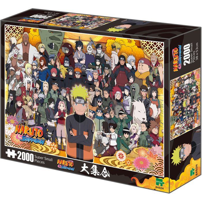Puzzle Naruto Shippuden 2000 super small pieces - EPOCH Jigsaw Puzzle - 8402H