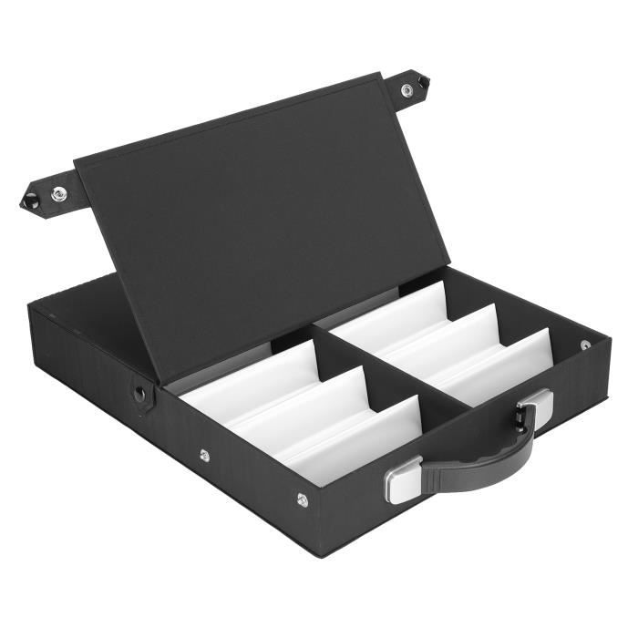 Boîte Rangement Accessoires 47x37x6cm Boîte Rangement Lunettes 18 Cases - MDF Avec Couvercle Pliant - 47x37x6cm - Présentoir Magasin Organisation Accessoires