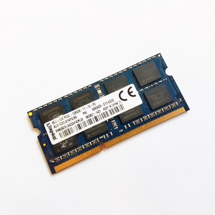 Mémoire RAM Kingston KTH-X3C/8G équivalent 8 Go DDR3 PC3-12800 1600 MHz SODIMM 