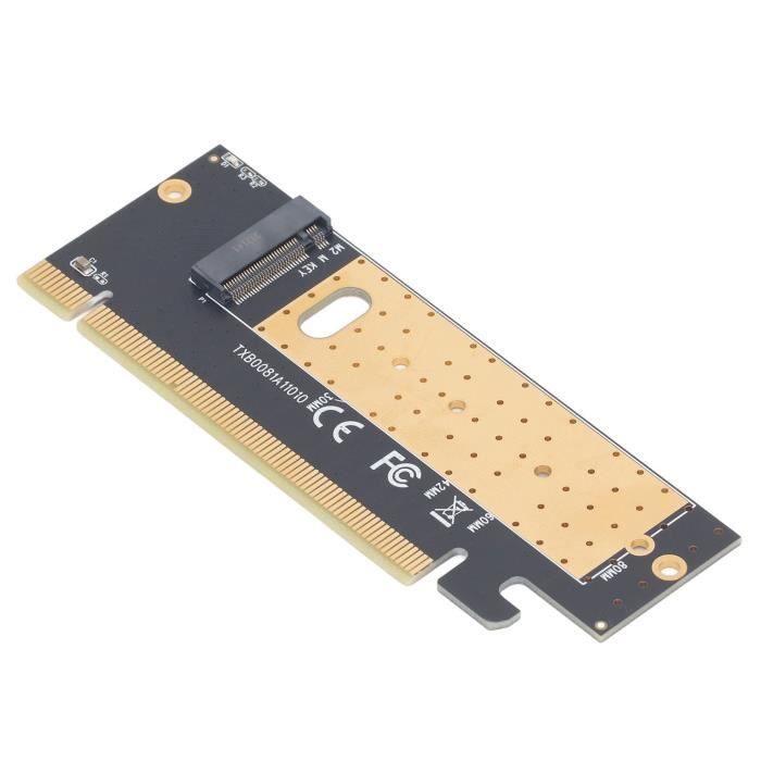 Adaptateur M.2 NVMe vers PCIe 3.0 x16, carte d'extension NVMe SSD vers