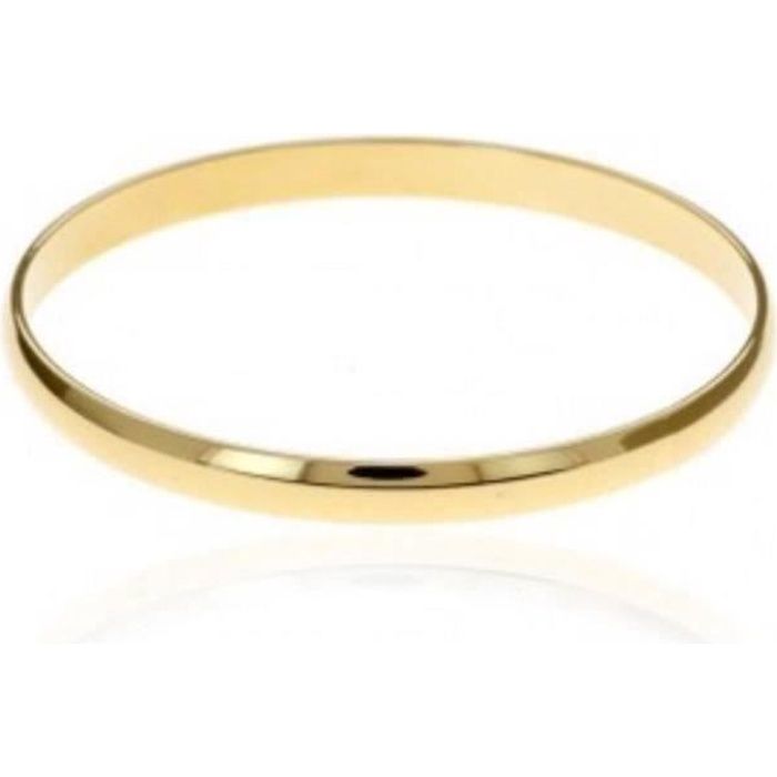 Bracelet Bijouxia Demi-JONC Plaqué or 18 Carats 750/000 Femme