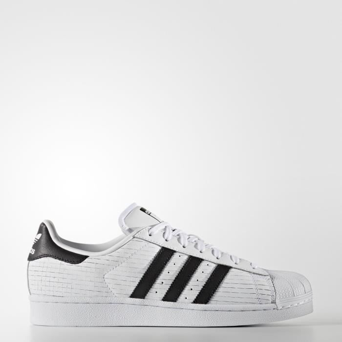 superstar noir bande blanche
