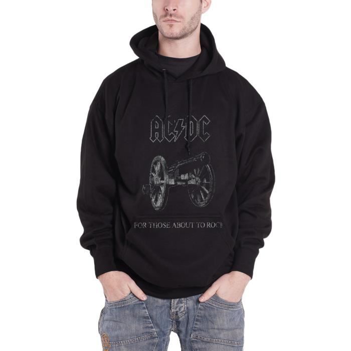ACDC For Those About To Rock Cannon Homme Raglan Chemise Haut à Manches Longues Tour Merch ACDC For Those About To Rock Cannon Homme Raglan Chemise Haut à Manches Longues Tour Merch