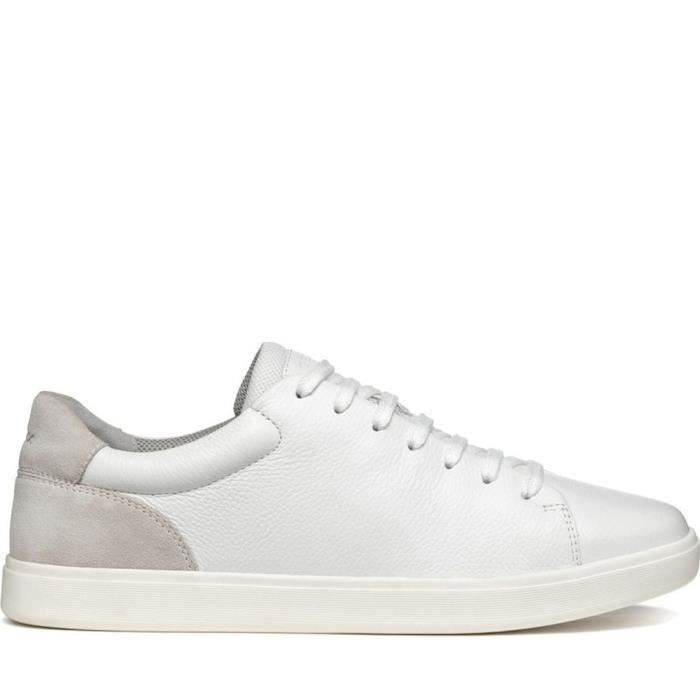 Geox Baskets Geox AVOLA SNEAKERS - Homme - Blanc - Cuir