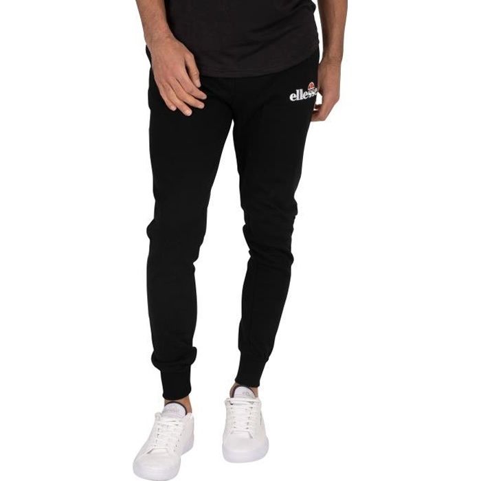 Jogging pour homme Ellesse Nioro - Noir - Fitness - Taille élastique et chevilles élastiques