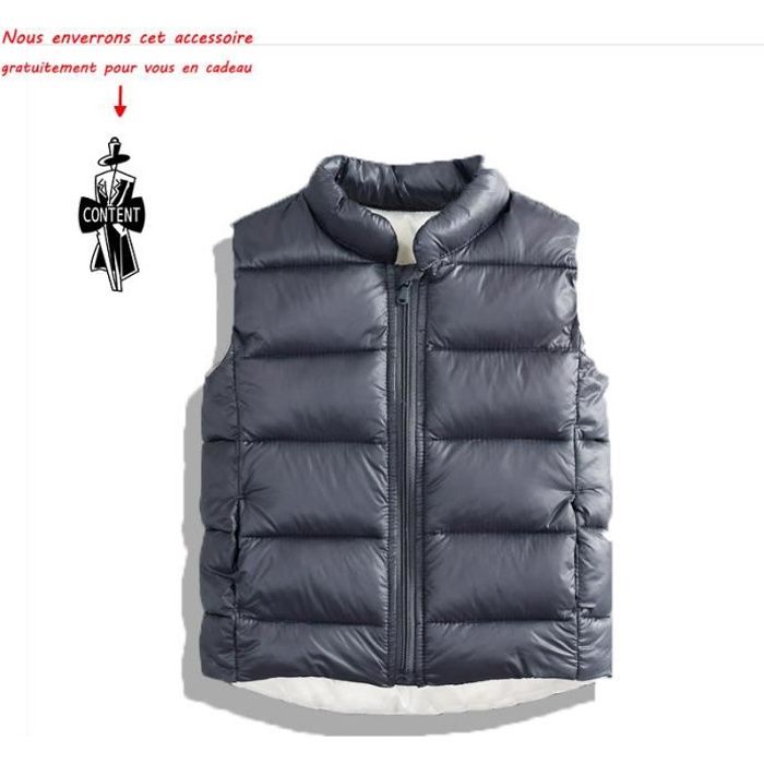 doudoune sans manche garcon 2 ans