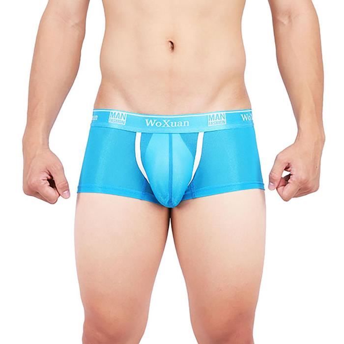 BOXER POUR HOMME Sexy En U Convexe Avec Grande Poche En Maille / EUR 12
