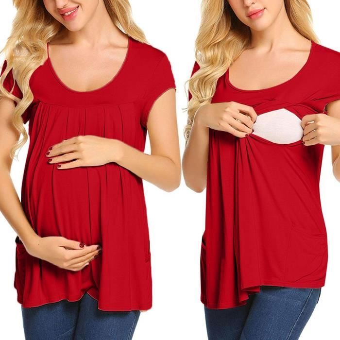 Haut De Couverture Rouge Avec Motif Poisson Nageur - Taille XL - Occasion Très Bon état