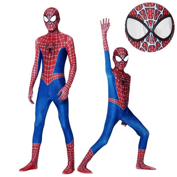 High Quality Spiderman Costume For Adults Kids Halloween Costume