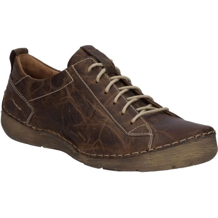 Chaussures basses pour Femmes JOSEF SEIBEL Fergey 56 Marron Cuir Marron Cdiscount