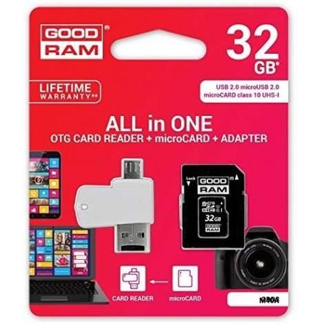 Goodram M1A4 All in One MicroSDHC UHS I Classe 10 Neuf - vue 4