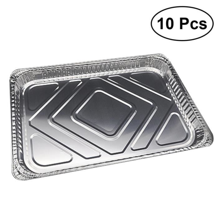 30 Plateaux Cuisson Aluminium Jetables 16cm - Barquettes Barbecue Épaisses Anti-Adhérentes