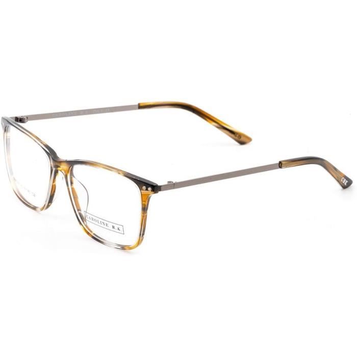 Lunettes CAZAL Noires Et Métal - Monture Complète, Verres Transparents, Unisexe, Neuf Sans étiquettes
