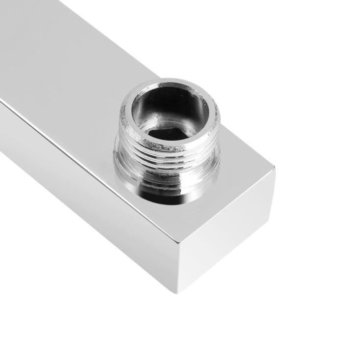 Bras De Douche Duravit Universal Rond 210 Mm – Chromé, Fixation Murale Invisible, Compatible Toutes Robinetteries