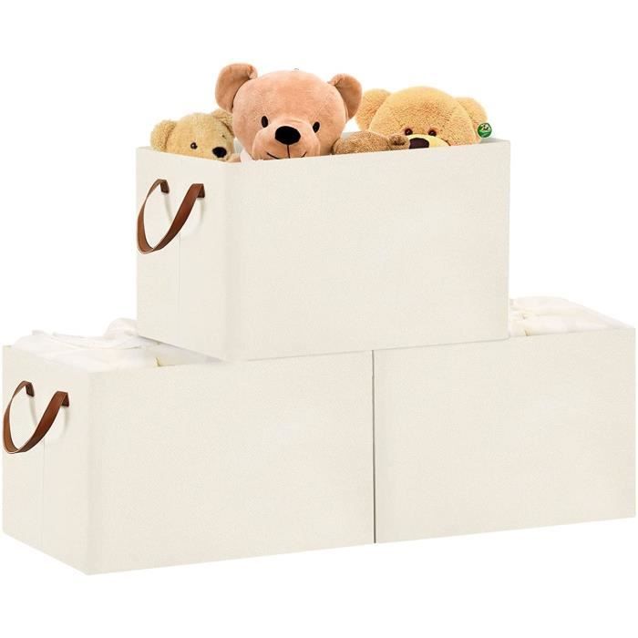 Paniers Rangement Enfant Clastyle 36L - Design Jungle Avec Poignée, Repliable