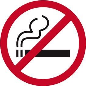 autocollant PISCINE interdit de fumer 