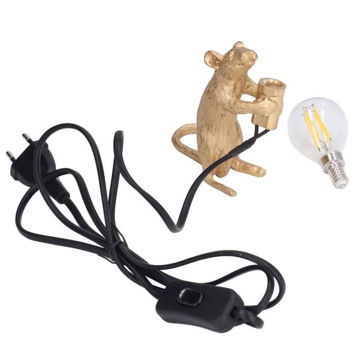 Lampe De Table Tigre – Sculpture Animalière Avec Abat-jour – Style Vintage