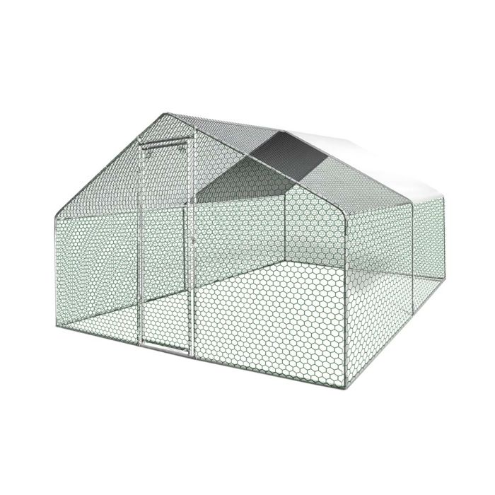 Meilleurs prix pour Enclos poulailler - Volière extérieure - Parc grillagé 12M²