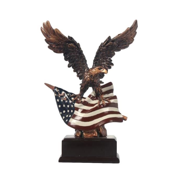 STATUE D'AIGLE, SCULPTURE D'oiseau, étagère D'intérieur De Bureau