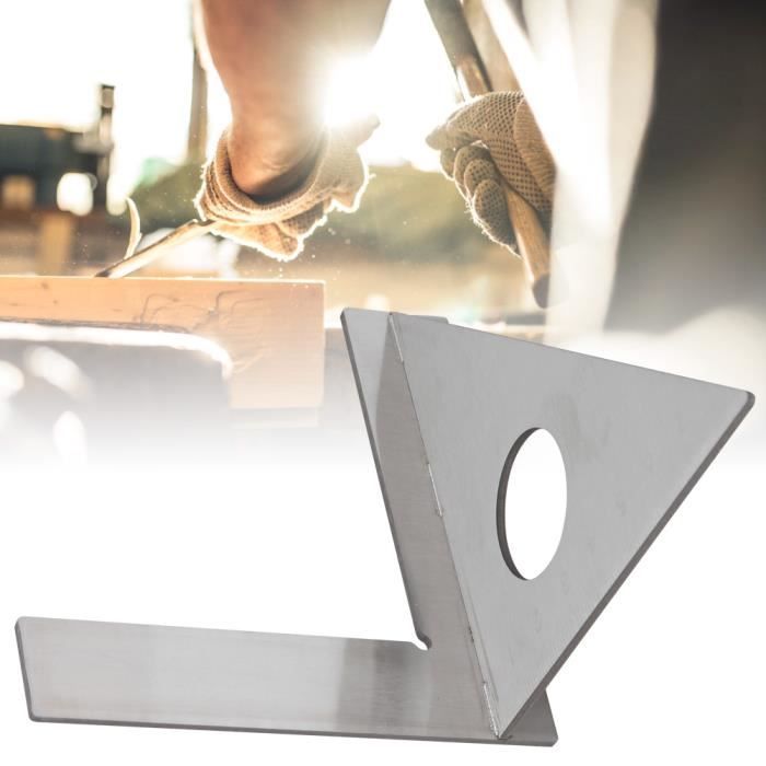 Oudtinx - Lot De 2 Plaques D'Angle De Précision (30-60-90° Et 45-45-90°)