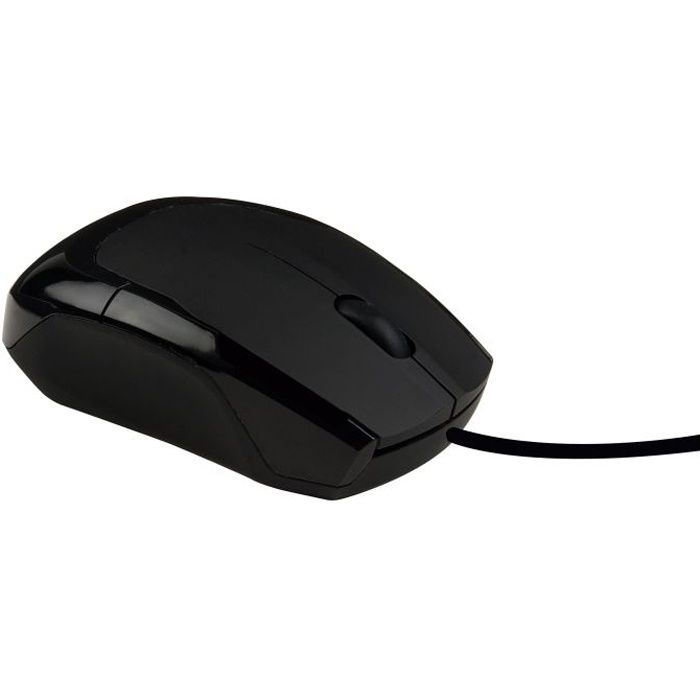 T'nB souris optique Shark noire