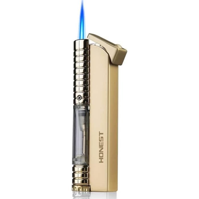 Briquet à Gaz Rechargeable En Acier Inoxydable - Pour Cuisinière à Gaz - Lot De 2 - Argent - Neuf