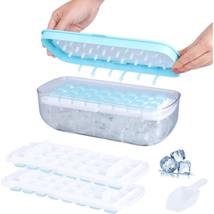 Moules à Glaçons, 2 Pièces Bac à Glaçons Silicone Semicircle Shape