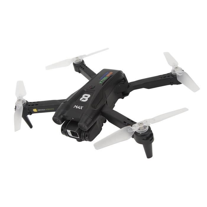 VBESTLIFE drone pliable Drone RC, YT163 Drone Double Caméra Zoom 50x,  Quadrirotor RC pour éviter les Obstacles à photo frontale