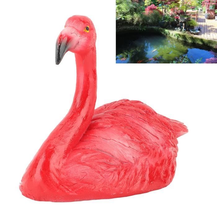 Déco Jardin : Flamants Roses En Métal Blanc – Plaque Aluminium Résistante Pour Extérieur - 5