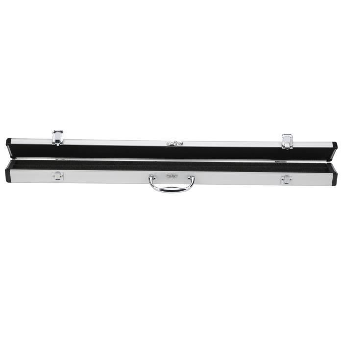 Étui de queue de snooker ZERONE - Doublure en mousse souple - Support de rangement - Blanc Étui de queue de snooker ZERONE - Doublure en mousse souple - Support de rangement - Blanc