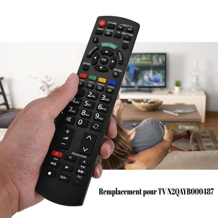 Télécommande Universelle Pour TV PANASONIC N2QAYB000487 [TV