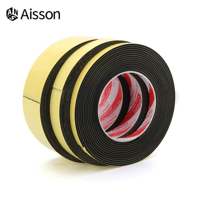 2pcs 12mm x 1mm auto-adhésif simple face ruban mousse mousse antichoc