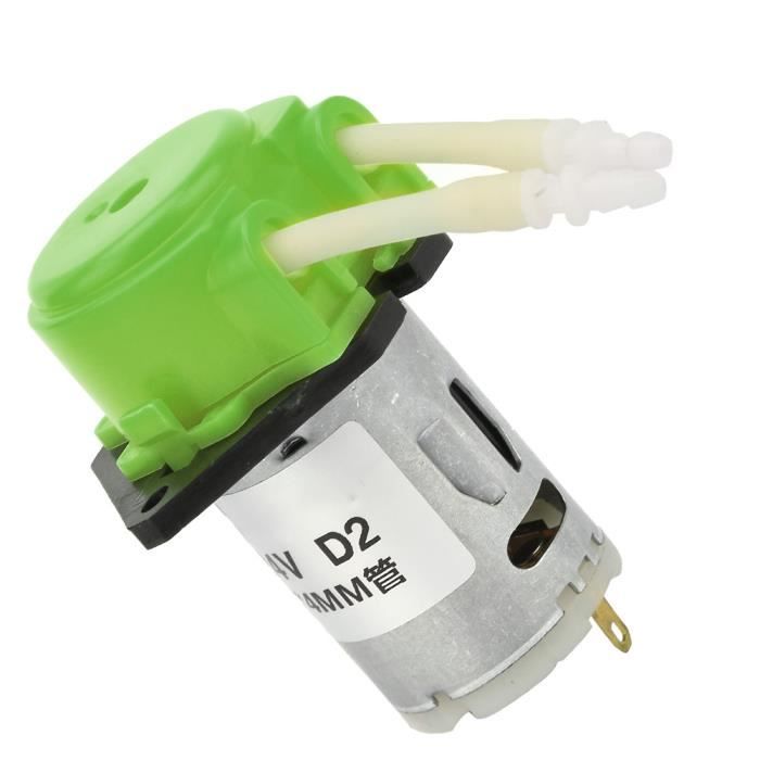 Pompe Doseuse Péristaltique DC 12V/24V - Tête De Pompe Pour Aquarium, Laboratoire, Analyse Chimique (Vert 12V 1*3)