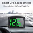 Type KMH - Compteur de vitesse à affichage tête haute pour voiture, GPS, Grande police, Compteur de vitesse n-1
