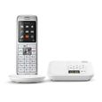 GIGASET Téléphone Fixe CL 660 A Blanc-1