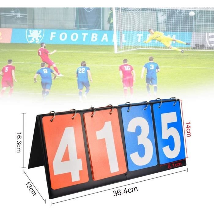 TABLEAU D'AFFICHAGE SPORTIF sur pied Score Compteur de score polyvalent