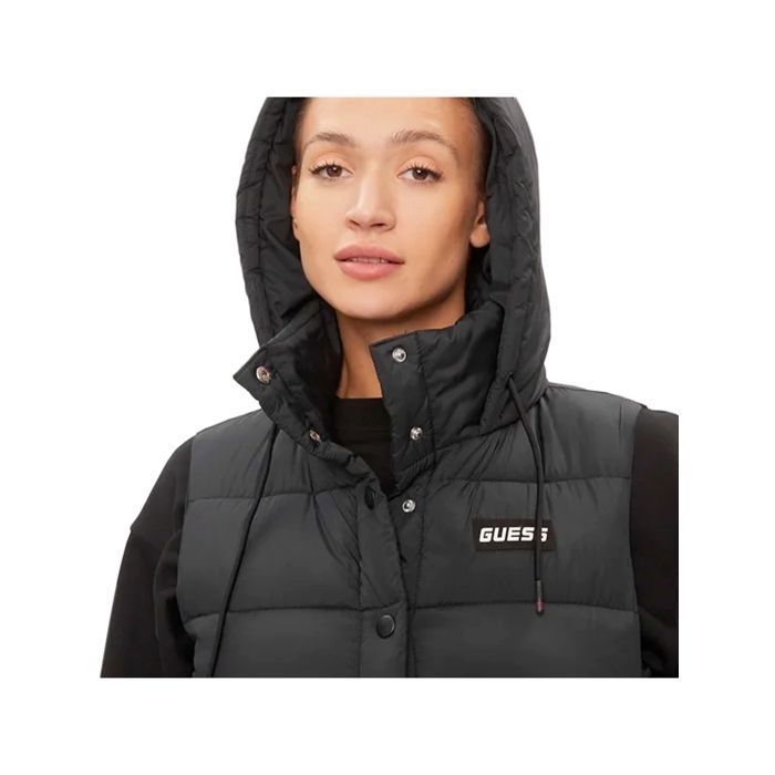 Doudoune sans manche Guess Femme essentials Noir Synthetique