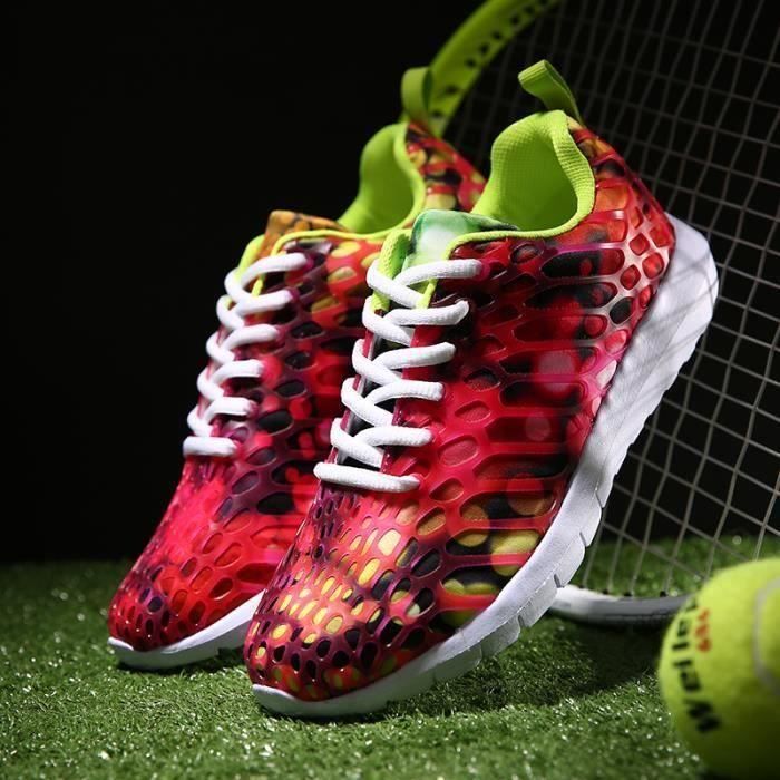 Baskets Homme Femme Mixte Occasionnels Chaussures De Sport Maille Respirant Appartements Amoureux Courir Sneakers