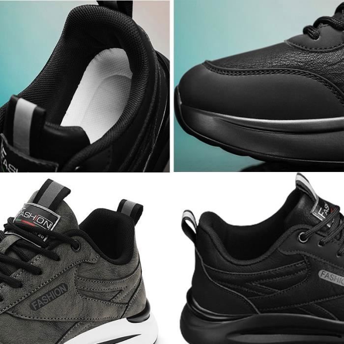 Chaussures Running Homme – Maille Respirante, Slip-on, Antidérapantes, Légères, Pour Sport, Travail Et Casual