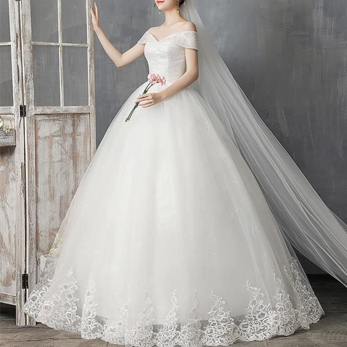 Robe de mariée hors épaule best sale