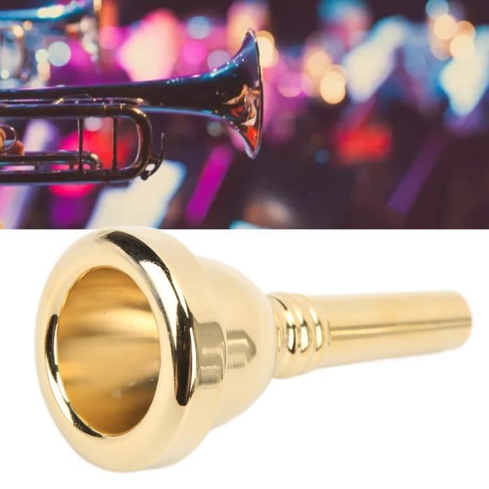 Embouchure De Trombone Ténor 12,7 Mm - Laiton Argenté, Tige Large Modèle TR-03