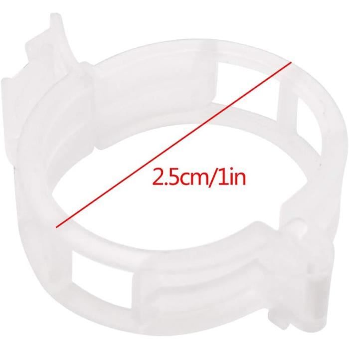 Clips Pour Plantes 60 Pièces - Support Tomates, Rosiers, 4cm, Vert