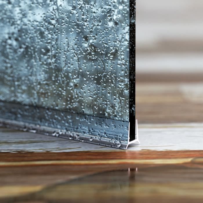 STEIGNER Joint de douche pour paroi en verre, 80cm, vitre 5/6 / 7 mm, joint  d'étanchéité droit PVC, UK21 : : Bricolage